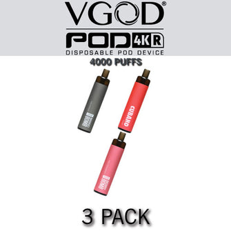 VGOD POD 4K R Disposable Vape Device | 4000 Puffs - 3PK