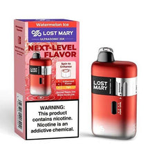 Watermelon Ice Flavored Lost Mary Ultrasonic Disposable Vape Device - 35k Puffs  | EveryThing Vapes
