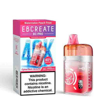 Watermelon Peach Frost Flavored EBCREATE BC Pro Disposable Vape Device - 40K Puffs  | EveryThing Vapes