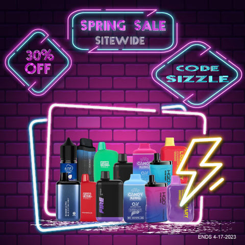 Spring Sale get 30% OFF all Disposable Vapes !