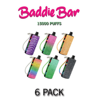 Baddie Bar Disposable Vape Device | 15000 Puffs - 6PK