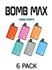 Bomb MAX Disposable Vape | 4800 Puffs - 6PK