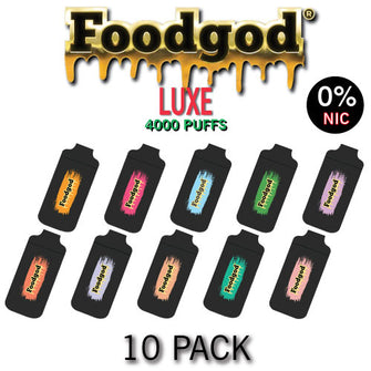 Foodgod ZERO 0% Luxe Disposable Vape Device | 4000 Puffs - 10PK