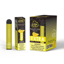 Banana Ice-Flavored Fume EXTRA 5% Disposable Vape Device 3PK