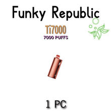 Funky Republic Ti7000 by EB Design Disposable Vape Device | 7000 Puffs - 1PC