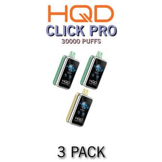 HQD Click Pro Disposable Vape Device | 30K Puffs - 3PK