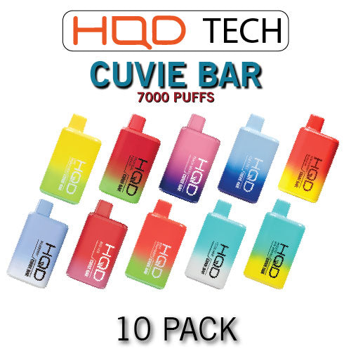 HQD Cuvie Bar Disposable Vape Device | 7000 Puffs - 10PK EveryThing Vapes HQD Cuvie Bar Disposable Vape Device | 7000 Puffs - 10PK EveryThing Vapes