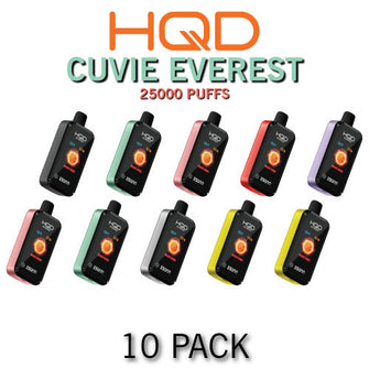 HQD Cuvie Everest Disposable Vape Device | 25000 Puffs - 10PK