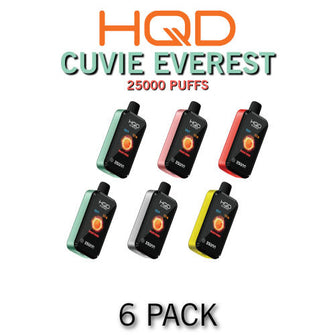 HQD Cuvie Everest Disposable Vape Device | 25000 Puffs - 6PK