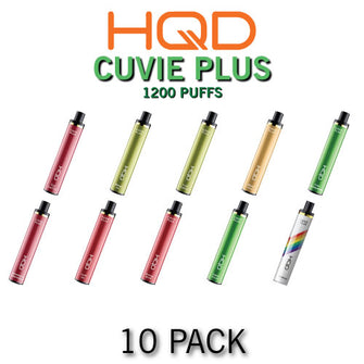 HQD Cuvie Plus Disposable Vape Device - 10PK