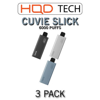 HQD Cuvie Slick Disposable Vape Device | 6000 Puffs - 3PK