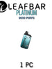 Leaf Bar Platinum Disposable Vape Device | 8000 Puffs - 1PC