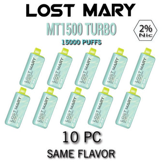 Lost Mary MT15000 Turbo 2% Disposable Vape Device | 15000 Puffs - 10PC