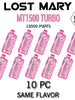 Lost Mary MT15000 Turbo ZERO 0% Disposable Vape Device | 15000 Puffs - 10PC