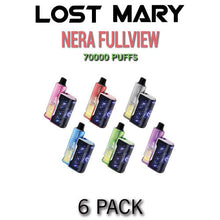 Lost Mary Nera Fullview Disposable Vape Kit | 70k Puffs - 6PK