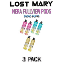 Lost Mary Nera Fullview Disposable Vape Pods (Pack of 2) | 70k Puffs - 3PK