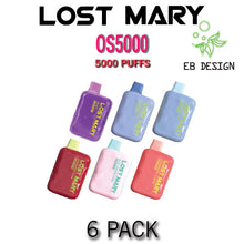 Lost Mary OS5000 by EB DESIGN Disposable Vape Device - 6PK