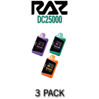 Raz DC25000 Disposable Vape Device | 25000 Puffs - 3PK