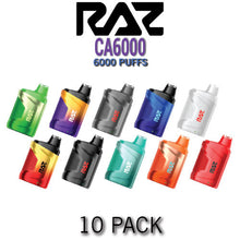 Raz CA6000 Disposable Vape Device | 6000 Puffs - 10PK