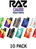Raz CA6000 Disposable Vape Device | 6000 Puffs - 10PK