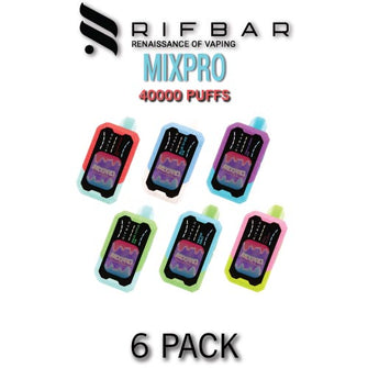 Rifbar MixPro Disposable Vape Device | 40000 Puffs - 6PK