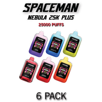 Spaceman Nebula 25K Plus Disposable Vape Device | 25000 Puffs - 6PK