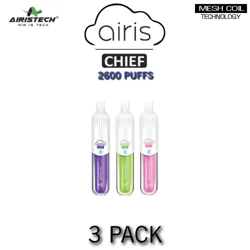 Airis Chief Disposable Vape Device - 3PK | EveryThing Vapes