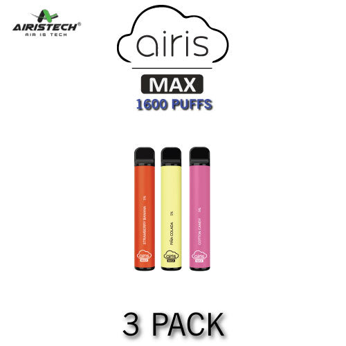 Airis MAX Disposable Vape Device - 3PK | EveryThing Vapes