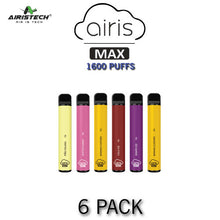 Airis MAX Disposable Vape Device - 6PK