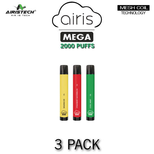 Airis MEGA Disposable Vape Device - 3PK | EveryThing Vapes