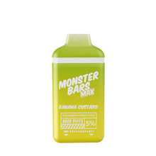 Banana Custard Flavored Monster Bars MAX Disposable Vape Device