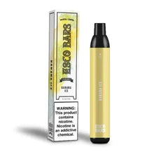 Banana Ice Flavor Esco Bars MESH By Pastel Cartell vape with 2500 puffs