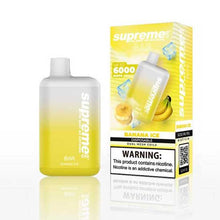 Banana Ice Flavored Supreme BAR Disposable Vape Device 6000 Puffs 1PC | everythingvapes.com