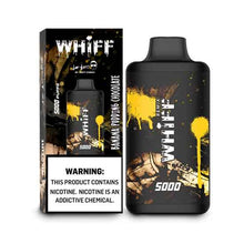 Banana Pudding Chocolate Flavored Whiff Remix Disposable Vape Device by Scott Storch 5000 Puffs