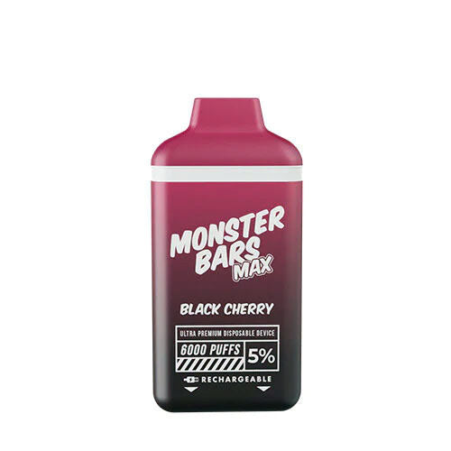 Monster Bars MAX Disposable Vape Device by Jam Monster | 6000 Puffs - 6PK EveryThing Vapes Monster Bars MAX Disposable Vape Device by Jam Monster | 6000 Puffs - 6PK EveryThing Vapes