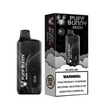 Black Ice Flavored Puff Bunny 8000 Puffs Disposable Vape