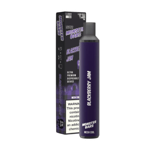 Monster Bar Disposable Vape Device by Jam Monster | 2000 Puffs