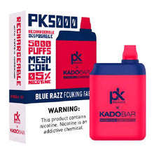 Blue Razz Fcuking Fab Flavored Pod King x Kado Bar PK5000 Disposable Vape Device - 5000 Puffs | everythingvapes.com -  6PK