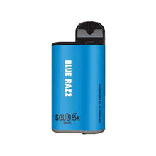 Blue Razz Flavored Squid 5K Disposable Vape Device with 5000 Puffs 