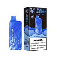 Blue Razz Ice Flavored Puff Bunny 8000 Puffs Disposable Vape