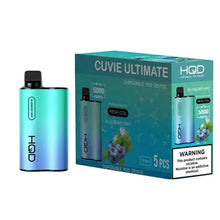 Blueberry Mint flavored HQD Cuvie ULTIMATE Disposable Vape Device 5000 Puffs