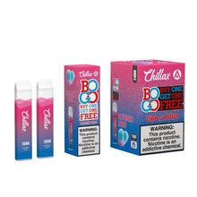 Bluerazz Neon Flavored Chillax Disposable Vape with 1200 puffs