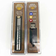 Brass Knuckles Battery 650Mah Stainless Variable Voltage Vape Pen For 510 Thread Thick Oil Vape Cartridge - EveryThing Vapes