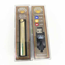 Brass Knuckles Battery 900Mah Gold Variable Voltage Vape Pen For 510 Thread Thick Oil Vape Cartridge - EveryThing Vapes