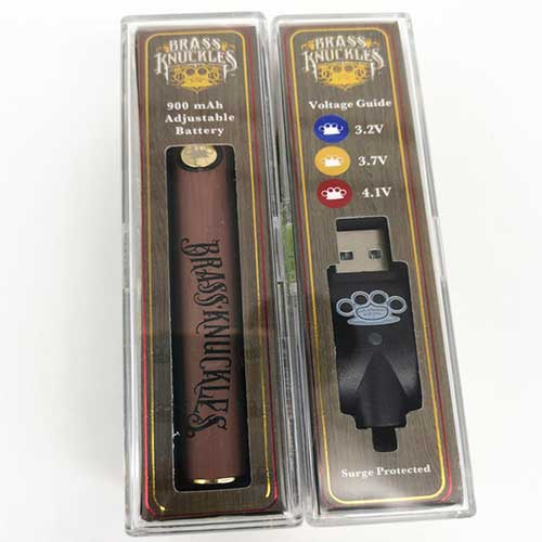brass knuckle vape battery instructions Brass Knuckles 900mAh Cartridge Battery – Ghost Vapors main image 0