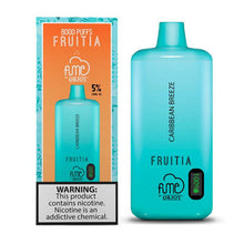 Caribbean Breeze Flavored Fume FRUITIA Disposable Vape Device - 8000 Puffs | everythingvapes.com -  1PC