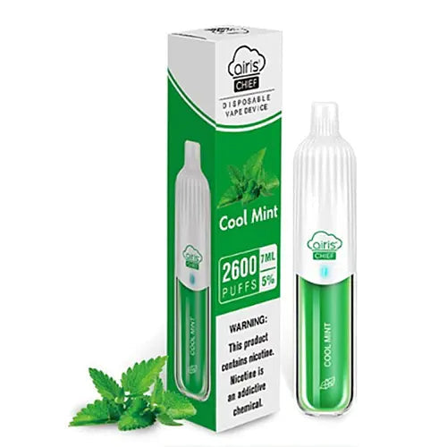 Cool Mint flavored Airis Chief Disposable Vape Device | EveryThing Vapes