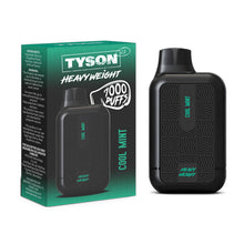 Cool Mint Flavored Tyson 2.0 Disposable Vape Device - 7000 Puffs | everythingvapes.com - 3pk