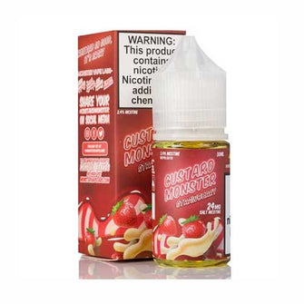 Custard Monster Strawberry Custard Salt 30ml Vape Juice - EveryThing Vapes
