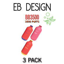 EB Design (formerly Elf Bar) BB3500 Disposable Vape Device - 3PK
